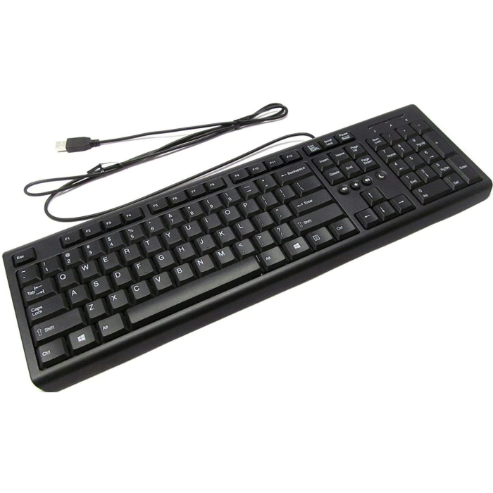 HP / OEM Black USB UK Keyboard HP / OEM Black USB UK Keyboard