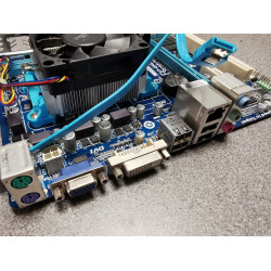Gigabyte GA-A55M-DS2 Motherboard, IO Shield and AMD A4-3300 CPU @ 2.5gHz Gigabyte GA-A55M-DS2 Motherboard, IO Shield and AMD A4-3300 CPU @ 2.5gHz