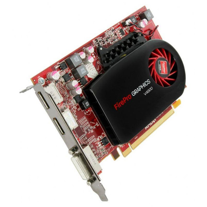 AMD Firepro Graphics V4900 1gB Dual Display Port / DVI PCI Express Card - 4VD93 AMD Firepro Graphics V4900 1gB Dual Display Port / DVI PCI Express Card - 4VD93