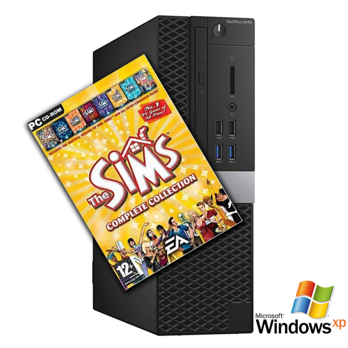 Dell 5040 SSD - SIMS Complete Edition XP Retro Gaming Ultra PC - i34nvSSD-XP Dell 5040 SSD - SIMS Complete Edition XP Retro Gaming Ultra PC - i34nvSSD-XP