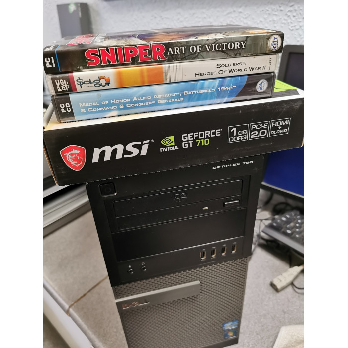 XP Retro Gaming PC - Dell Tower - HDMI - Sniper / Battlefield / C&C / MoH Edition XP Retro Gaming PC - Dell Tower - HDMI - Sniper / Battlefield / C&C / MoH Edition