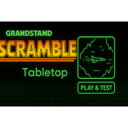 Original 1980's Grandstand Scramble Tabletop Arcade Game Original 1980's Grandstand Scramble Tabletop Arcade Game
