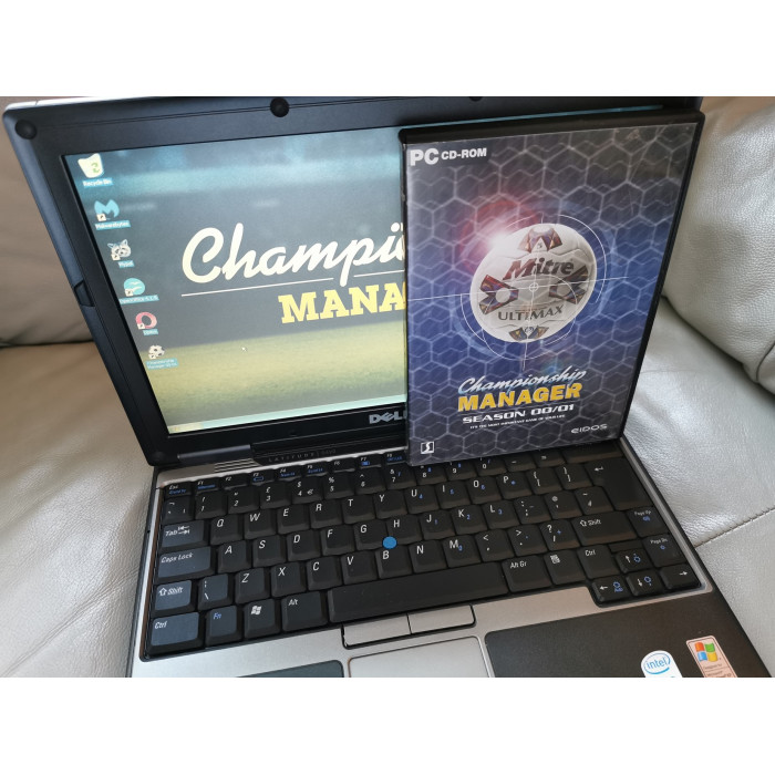 Dell D-Series Mini (Retro XP Gaming) Laptop - Championship Manager 00/01 Edition Dell D-Series Mini (Retro XP Gaming) Laptop - Championship Manager 00/01 Edition